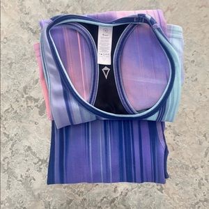 ivivva cropped pants and tank top set